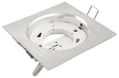 Produktbild von Einbaurahmen McShine "DL-304", eckig, 108x108mm, GX53, Eisen gebürstet