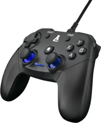 Zdjęcie produktu dla The G-Lab K-pad Thorium, Gamepad, PC, Playstation 3, D-pad, Przycisk Home, Przycisk Select, Przycisk start, Cyfrowy, Niebieski, Przewodowa