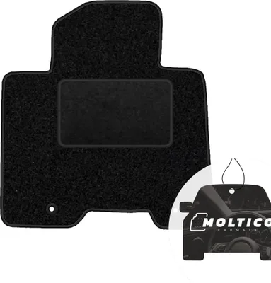 Produktbild von moto-MOLTICO Fahrer Fußmatte Auto Velours Fahrerseite Autoteppiche Schwarz Fahrermatte 1-teilig passend für Kia Sportage IV Hyundai Tucson III 2015-2020
