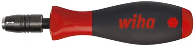Produktbild von Wiha Schraubendreher mit Bithalter SoftFinish CentroFix mechanisch verriegelbar 1/4 38 mm