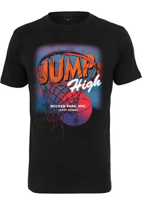 Productafbeelding van Kinderen T-shirt Mr. Tee Jump High, zwart - maat 4XL