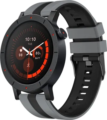 Produktbild von Two Color Silikon Sport Armband für CMF Watch 3 Pro verstellbar Grau / Schwarz