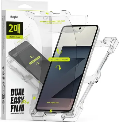 Zdjęcie produktu dla Folia Ochronna Ringke Dual Easy Pro 2-Pack Na Samsung Galaxy Z Flip 7 - Przezroczysta