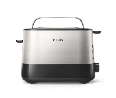 Produktbild von Philips Toaster Küchengeräte HD263790 Brötchenaufsatz 7 Stufen Stopp Taste leistungsstark einfache Bedienung