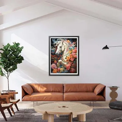 Produktbild von Diamant Malerei Pferd Set 30x40cm für Erwachsene und Kinder