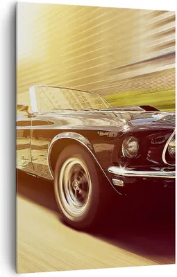 Produktbild von Bild auf Leinwand - Leinwandbild - Einteilig - Auto Cabrio - 80x120cm - Wand Bild - Wanddeko - Wandbilder - Leinwanddruck - Kunstdruck - Wanddekoration - Leinwand bilder - Wandbild - PA80x120-3626
