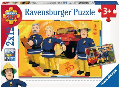 Obrázek produktu pro 2 x 12 dílků dětského puzzle Ravensburger Požárník Sam Sam v akci 07584