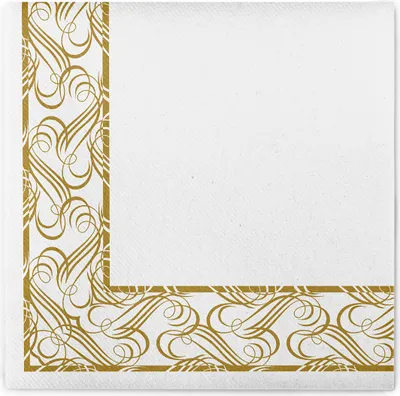 Produktbild von Sovie HORECA Serviette Karima in Gold aus Linclass® Airlaid 40 x 40 cm, 50 Stück