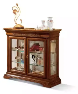 Produktbild von Vitrine Italienische Luxus Möbel Vitrinen Schrank Glas Design Schränke