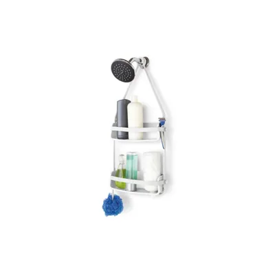 Image de UMBRA-Tablette de douche, blanche, FLEX