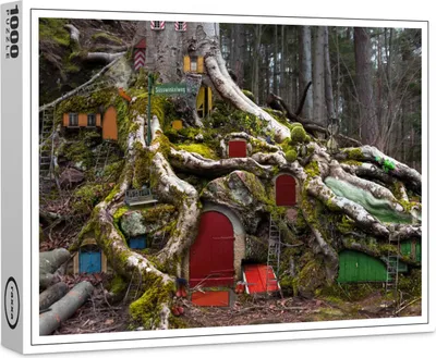 Produktbild von raxxa Premium-Puzzle "Traumwelten - Süßwinkelweg", 1000 Teile