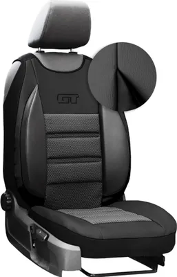 Obrázok produktu pre Poťahy sedadiel do auta x1 - Chránič sedadiel do auta univerzálnej veľkosti - Vankúš do auta - Poťah sedadla vodiča - Podložka na sedadlá do auta - Čierna