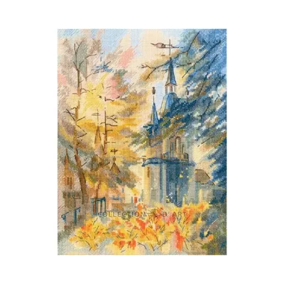 Obrázek produktu pro Sada pro vyšívání křížkovým stehem RTO „Podzim“, 20,5 × 27 cm