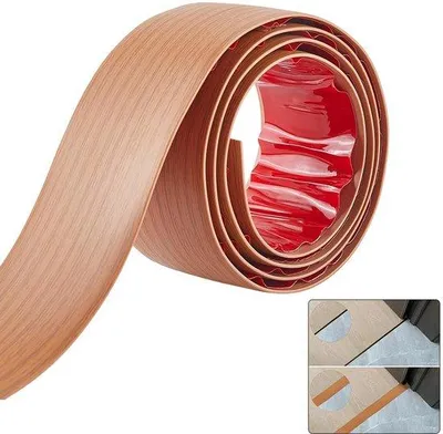 Obrázok produktu pre Samolepiace PVC krycie lišty pre laminátové podlahy a prechody na koberce