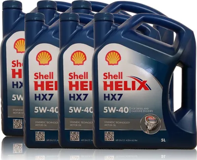 Produktbild von SHELL HELIX HX7 5W-40 6x5L Liter