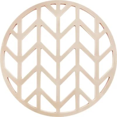Immagine prodotto di Sottobicchiere Krumble - Sottobicchiere resistente al calore - Sottobicchiere in silicone - Sottobicchiere - Frecce - Diametro 14 - Beige
