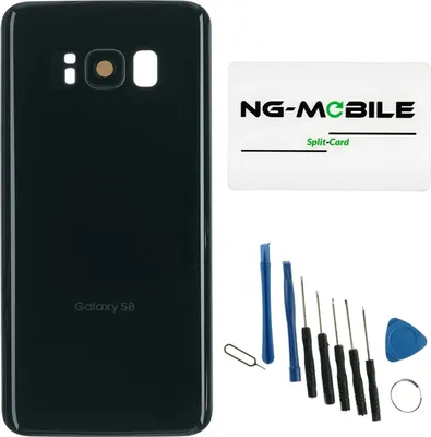 Produktbild von Rückseite für Samsung Galaxy S8 (SM-G950F), Schwarz