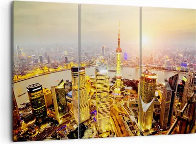 Produktbild von Bild auf Leinwand - Leinwandbild - Architektur asien gebäude - 105x70cm - Wand Bild - Wanddeko - Leinwanddruck - Bilder - Kunstdruck - Wanddekoration - Leinwand bilder - Wandkunst - CE105x70-2399