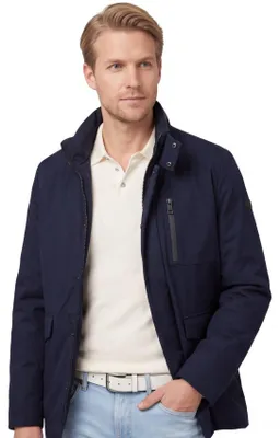 Produktbild von Dunkelblaue Übergangsjacke Pierre Cardin wasserabweisend normale Passform