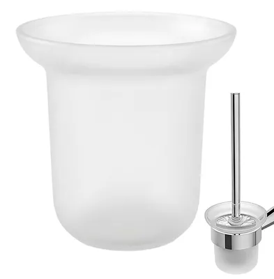 Produktbild von Toilettenbürstenhalter Milchglas, für Bürsten bis Ø 8,4 cm, Badezimmerzubehör