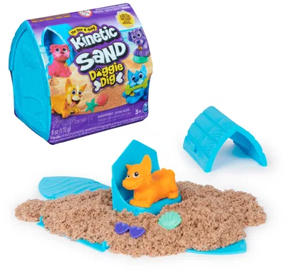 Produktbild von Kinetic Sand - Hunde Häuschen (170 Gramm Sand)