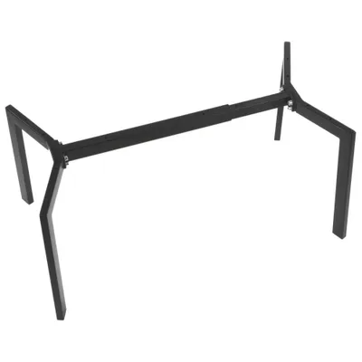 Immagine prodotto di Base in metallo / struttura tavolo NY-L01, per ufficio, hotel, ristorante, bar, casa, dimensioni 79,5-109,5x50x42 cm, nero