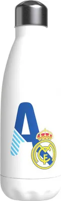 Produktbild von Real Madrid Trinkflasche 550ml Weiß Buchstabe A