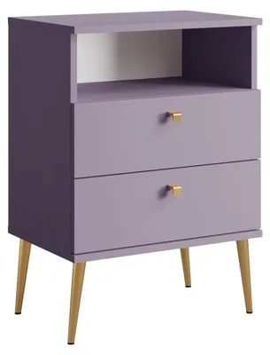 Immagine prodotto di raumhirsch, comodino "NACHTTISCH" in legno di prugna, dimensioni 50 x 69,5 x 33,9 cm