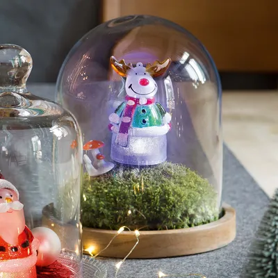 Produktbild von LED Figur Rentier, Anhänger RGB, Batterie inkl., Deko Winter Weihnachten