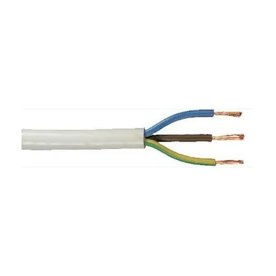Produktbild von Feuchtraumleitung H03VV-F 3 x 0,75 - 25 Meter, weiß