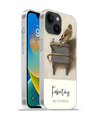 Produktbild von MuchoWow® Handyhülle Schutzhülle Hülle für Apple iPhone 14 - Softcase Alte Meister - Der Stieglitz - Fabritius Silikon Softcase Handy Hülle - Mobiltelefonhülle