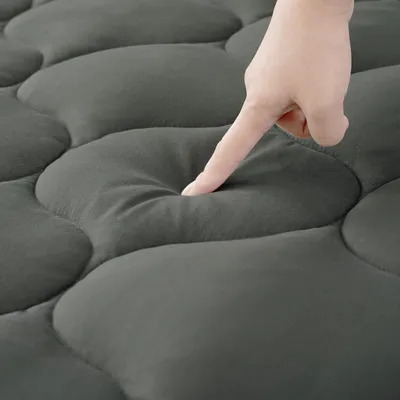 Produktbild von Matratzen Topper 90x200cm - Weiche Atmungsaktive Gesteppte Matratzenauflage