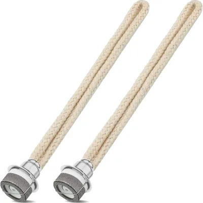 2 Dochte für Duftöllampen, 16 cm, Silber, Diffuser