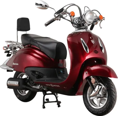 Produktbild von Motorroller Retro Firenze 125 ccm 85 km/h EURO 5+ weinrot