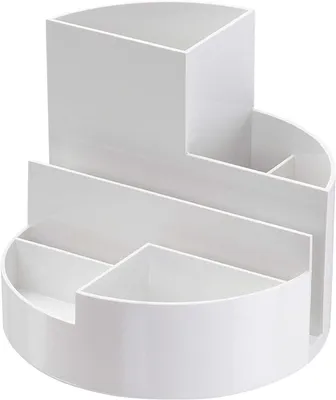 Immagine prodotto di Portamatite MAUL Scatola rotonda MAUL in plastica riciclata 14 x 14 x 12,5 cm bianco