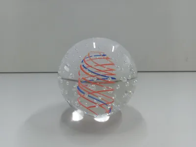 Produktbild von Glaskugel / Briefbeschwerer (6cm), Galaxie