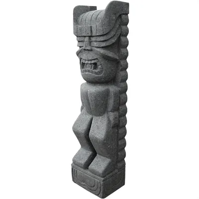 Produktbild von Stonox Tiki Figur Karnal Basanit frostbeständig 24 x 30 x 150 cm