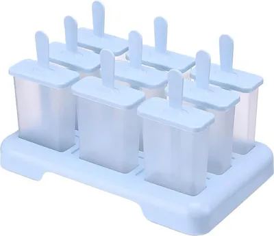 Obrázek produktu pro RealG RC-K-1779 Formičky na nanuky 9 ks, světle modré