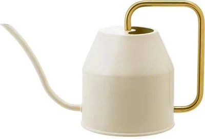 Produktbild von Gießkanne mit elegantem Design in Elfenbein und Gold