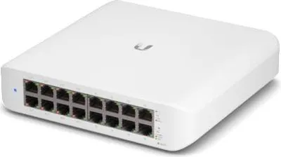 Zdjęcie produktu dla Ubiquiti UniFi Switch Lite 16 PoE, L2, Gigabit Ethernet (10/100/1000), Obsługa PoE, Montaż naścienny / rzutowanie na sufit