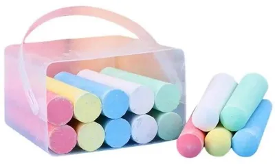 Immagine prodotto di Gessetti colorati 5 colori 15 pz