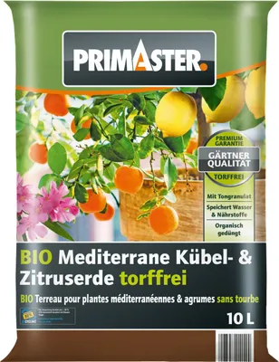 Produktbild von Primaster  Mediterrane Kübel- & Zitruserde torffrei 10 L