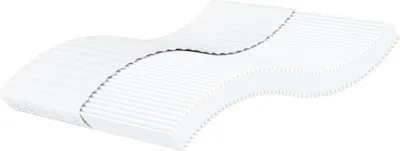 Image de Matelas en mousse blanc 160x220 cm dureté H2 H3