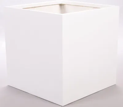 Produktbild von Elegant Einrichten | Pflanzkübel | Fiberglas | quadratisch | 90x90x90cm | perlmuttweiß.