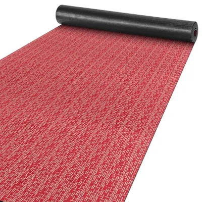 Küchenläufer Flur Läufer Küchenteppich Teppich Textil ITACA Rot Streifen Robust Breite, Hauptbild