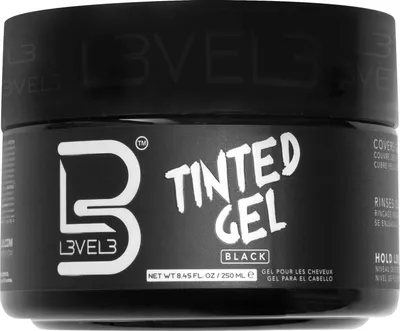 Produktbild von L3VEL3 Tinted Gel Black 250 ml