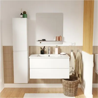 Immagine prodotto di Mobile semplice + rubinetto + specchio + colonna SORRENTO