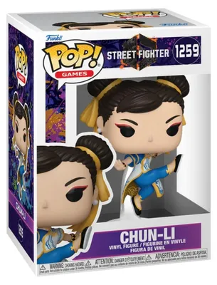 Image de Street Fighter 6, figurine en vinyle POP! Games, Chun-li, 9 cm