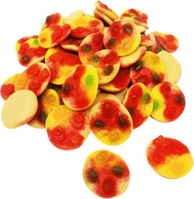 Produktbild von Trolli Mini Pizza Fruchtgummi klein rund süß glutenfrei 1000g