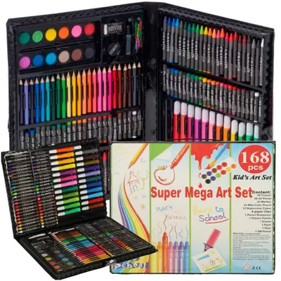 Zdjęcie produktu dla Zestaw artystyczny do malowania w etui 168el.